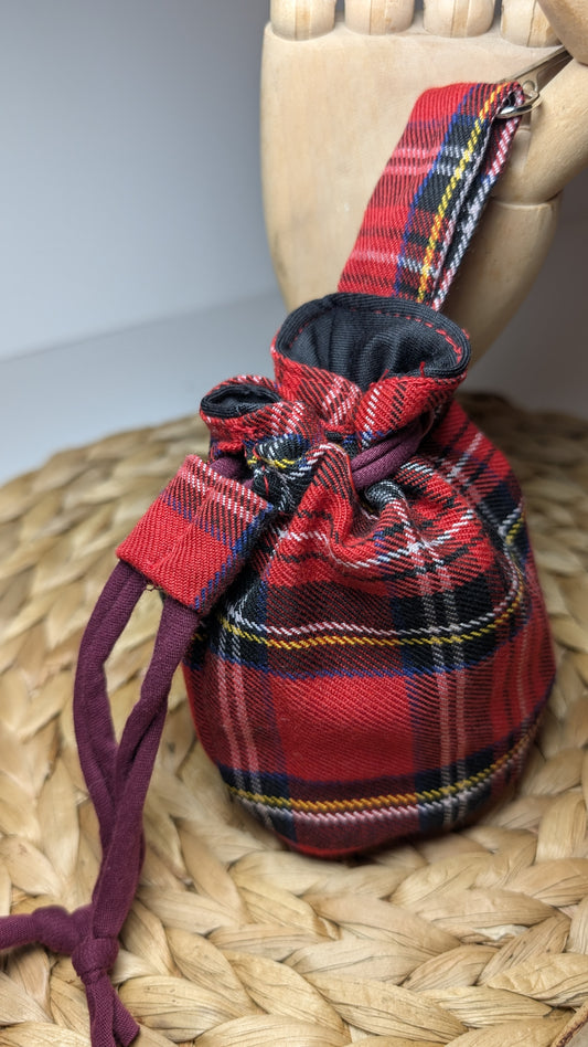 Portacrocchette Rosso Tartan